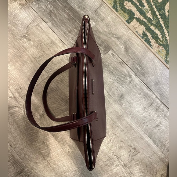 KATE SPADE Large Burgundy Leather Computer Bag - Picture 7 of 7